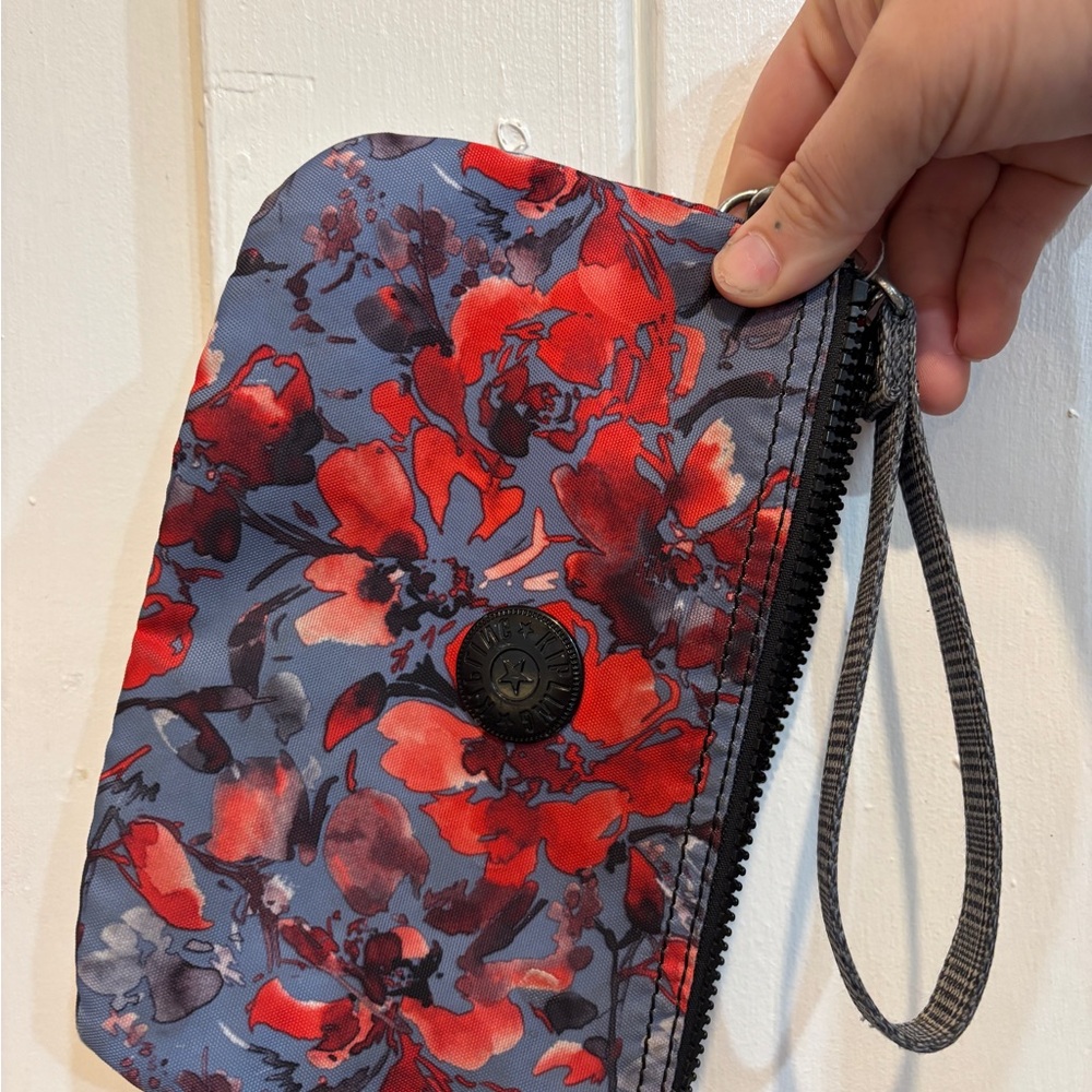 Kipling Floral Patterned Pouch